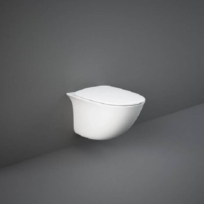 Унітаз підвісний RAK Ceramics Sensation SENWC1446AWHA, SENSC3901WH безобідковий з кришкою Soft Close Унітаз підвісний RAK Ceramics Sensation SENWC1446AWHA, SENSC3901WH безобідковий з кришкою Soft Close