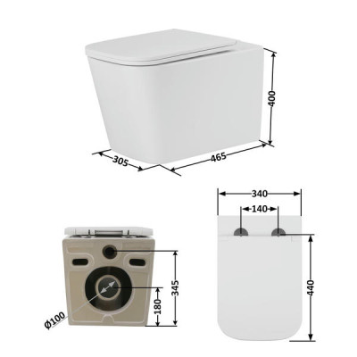 Унитаз напольный Qtap Tern безбачковый Ultra Quiet безободковый с сиденьем Soft-close WHITE QT17223303AW Унитаз напольный Qtap Tern безбачковый Ultra Quiet безободковый с сиденьем Soft-close WHITE QT17223303AW