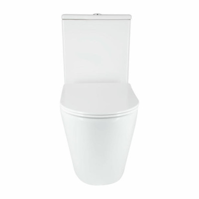 Унитаз напольный Qtap Vlasta Ultra Quiet безободковый с сиденьем Soft-close WHITE QT28228300W Унитаз напольный Qtap Vlasta Ultra Quiet безободковый с сиденьем Soft-close WHITE QT28228300W