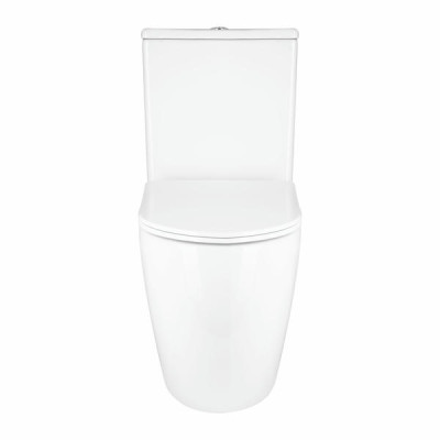 Унитаз напольный Qtap Grand Ultra Quiet безободковый с сиденьем Soft-close WHITE QT26228301W Унитаз напольный Qtap Grand Ultra Quiet безободковый с сиденьем Soft-close WHITE QT26228301W