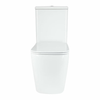 Унитаз напольный Qtap Stenava Rimless безободковый с сиденьем Soft-close WHITE QT27228303W Унитаз напольный Qtap Stenava Rimless безободковый с сиденьем Soft-close WHITE QT27228303W