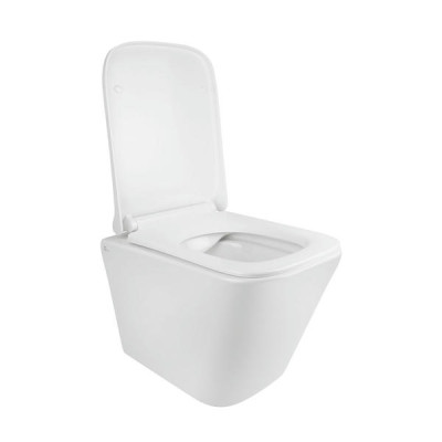 Унитаз подвесной Qtap Tern безободковый с сиденьем Soft-close QT1733052ERW Унитаз подвесной Qtap Tern безободковый с сиденьем Soft-close QT1733052ERW