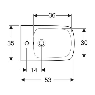 Біде підвісне Geberit Selnova Square 500.271.01.5
