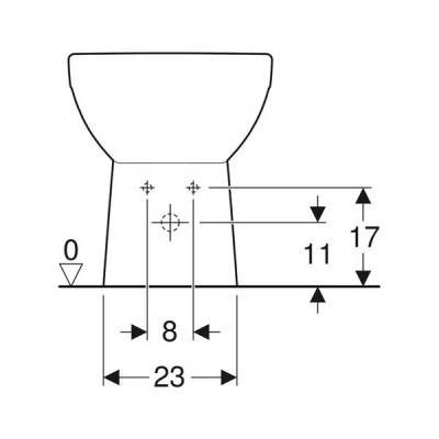 Біде підлогове Geberit Selnova Square 500.483.01.7