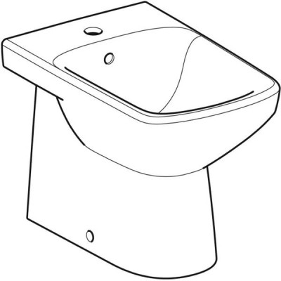 Біде підлогове Geberit Selnova Square 500.483.01.7