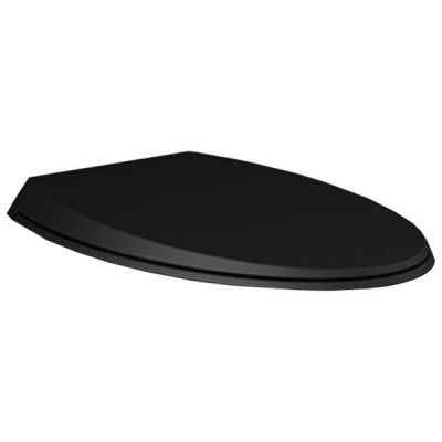 Кришка для унітазу RAK Ceramics Cloud CLOSC3901504 slim, Soft Close, Quick Release, чорний матовий