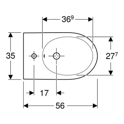 Біде підлогове Geberit iCon 502.384.00.1 Біде підлогове Geberit iCon 502.384.00.1