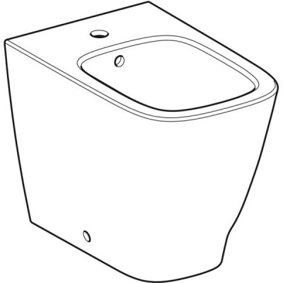 Біде підлогове Geberit Smyle Square 500.841.00.1 Біде підлогове Geberit Smyle Square 500.841.00.1