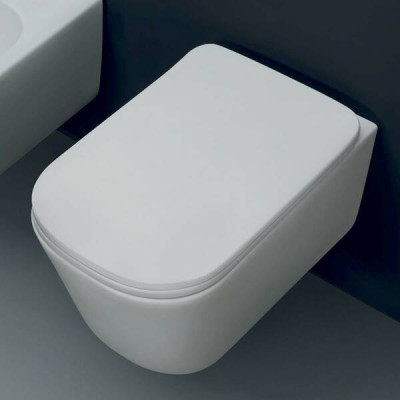 Кришка для унітаза Kerasan Tribeca 5191 01 slim, soft-close Кришка для унітаза Kerasan Tribeca 5191 01 slim, soft-close