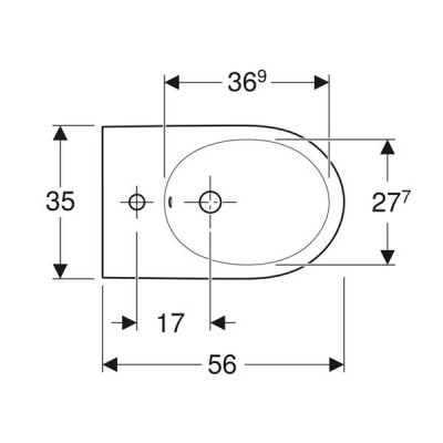 Біде підлогове Geberit iCon 502.384.JT.1 Біде підлогове Geberit iCon 502.384.JT.1