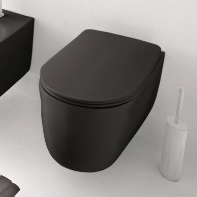 Кришка для унітаза Kerasan Tribeca 5191 31 slim, quick-fix, soft-close Кришка для унітаза Kerasan Tribeca 5191 31 slim, quick-fix, soft-close
