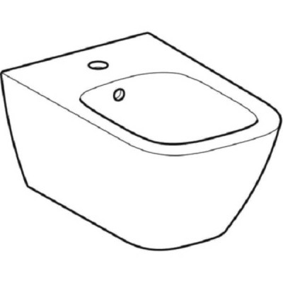 Біде підвісне Geberit Smyle Square 500.209.01.1