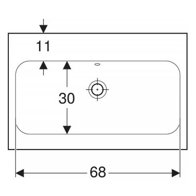 Раковина Geberit iCon Light 501.835.00.3 75 см