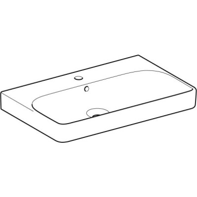 Раковина Geberit Smyle Square 500.249.01.1 75 см Раковина Geberit Smyle Square 500.249.01.1 75 см