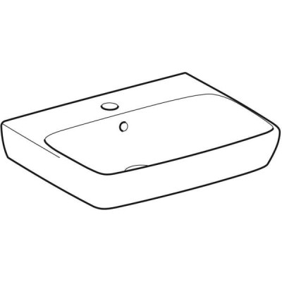 Раковина Geberit Selnova Square 500.290.01.1 55см Раковина Geberit Selnova Square 500.290.01.1 55см