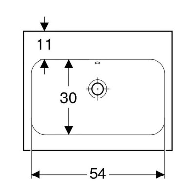 Раковина Geberit iCon Light 501.834.00.7 60 см білий глянець Раковина Geberit iCon Light 501.834.00.7 60 см білий глянець