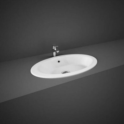 Раковина RAK Ceramics Infinity INF102AWHA 55 см врізна у стільницю