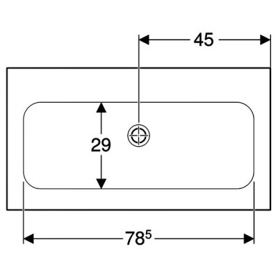 Раковина Geberit iCon 501.845.00.3 90 см Раковина Geberit iCon 501.845.00.3 90 см