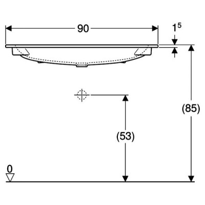 Раковина Geberit iCon 501.845.00.3 90 см Раковина Geberit iCon 501.845.00.3 90 см
