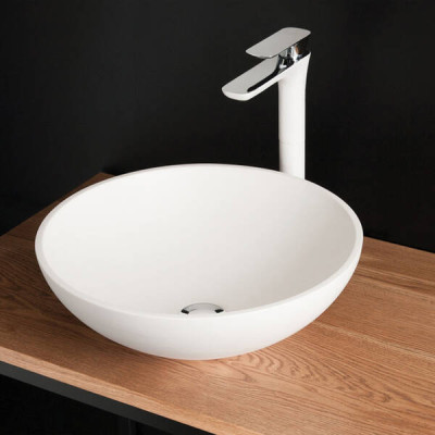 Раковина PAA Round-On IROSON/00 d-41 см, білий матовий Раковина PAA Round-On IROSON/00 d-41 см, білий матовий