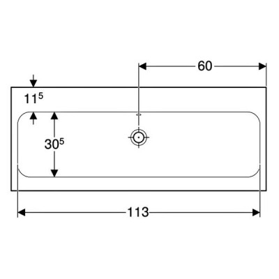 Раковина Geberit iCon Light 501.837.00.3 120 см Раковина Geberit iCon Light 501.837.00.3 120 см