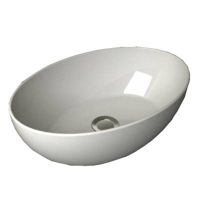 Раковина Devit Ovale 1513136 тонкостінна на стільницю