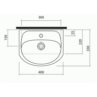 Раковина Kolo Solo 7294200U 40 см Раковина Kolo Solo 7294200U 40 см