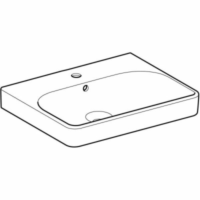 Раковина Geberit Smyle Square 500.229.01.1 60 см Раковина Geberit Smyle Square 500.229.01.1 60 см