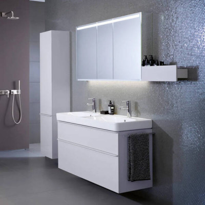 Раковина Geberit Smyle Square 500.223.01.1 120 см подвійна Раковина Geberit Smyle Square 500.223.01.1 120 см подвійна