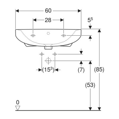 Раковина Kolo Proxy 101960UA 60 см