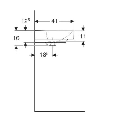 Раковина Geberit Smyle Square 500.256.01.1 50 см Раковина Geberit Smyle Square 500.256.01.1 50 см
