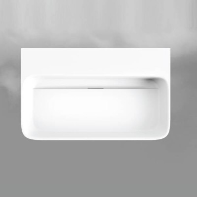 Раковина PAA Quadro SilkStone IQUAS/00 70 см, білий мат Раковина PAA Quadro SilkStone IQUAS/00 70 см, білий мат