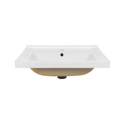 Раковина Qtap Albatross Q 600х480х230 White з донним клапаном QT01115060QW Раковина Qtap Albatross Q 600х480х230 White з донним клапаном QT01115060QW