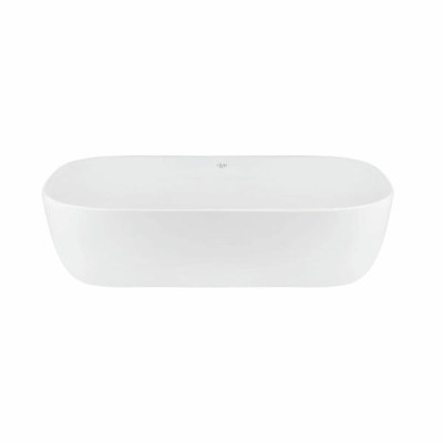 Комплект Qtap Robin: Раковина накладна прамокутна 610x400x145 мм White + Донний клапан PU02