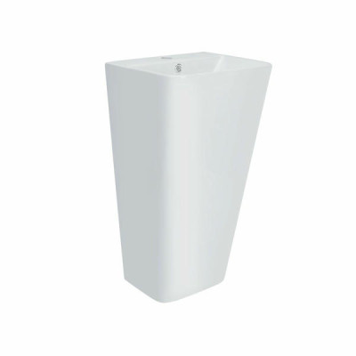 Комплект Qtap Tern: Раковина напольна моноблок 440х380х830 мм White + Донний клапан PU02O Комплект Qtap Tern: Раковина напольна моноблок 440х380х830 мм White + Донний клапан PU02O