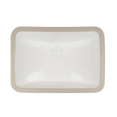 Раковина Qtap Stork 530x370x200 White с донным клапаном QT15116032W