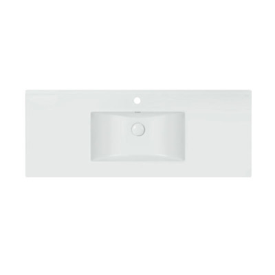 Раковина Qtap Albatross E 1200х460х180 White с донным клапаном QT01119120EW