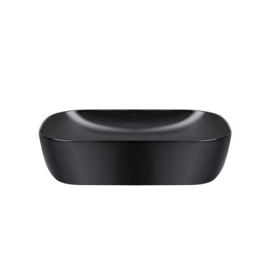 Раковина-чаша Qtap Robin 610х400х145 Matt black з донним клапаном QT132143PMBMB Раковина-чаша Qtap Robin 610х400х145 Matt black з донним клапаном QT132143PMBMB