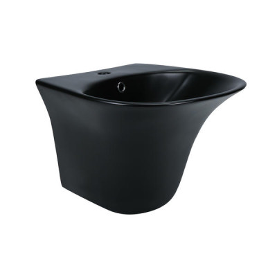 Раковина подвесная моноблок Qtap Virgo 550х430х400 Matt black с донным клапаном QT1811037GMB Раковина подвесная моноблок Qtap Virgo 550х430х400 Matt black с донным клапаном QT1811037GMB