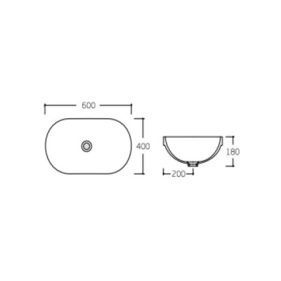 Раковина Qtap Leo 590x400x170 White QT11114028WN Раковина Qtap Leo 590x400x170 White QT11114028WN