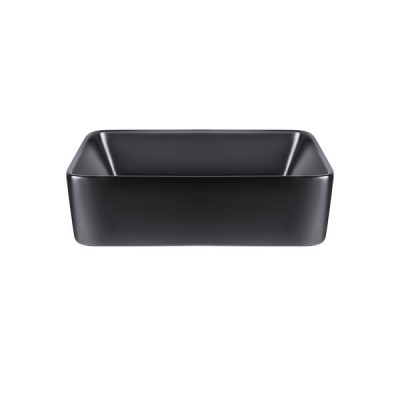 Раковина-чаша Qtap Tern 475х370х140 Matt black QT172074MBMBN