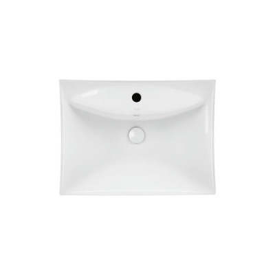 Раковина подвесная моноблок Qtap Presto 600х450х405mm White з донним клапаном QT2411G822W Раковина подвесная моноблок Qtap Presto 600х450х405mm White з донним клапаном QT2411G822W