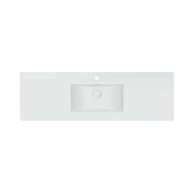 Раковина Qtap Albatross E 1500х460х180 White с донным клапаном QT01119150EW