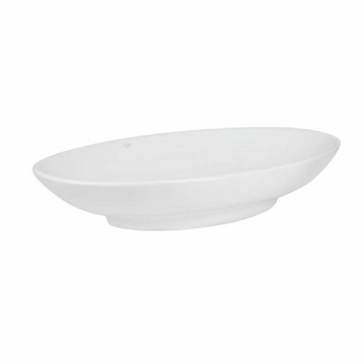Комплект Qtap Dove: Раковина накладна овальна 680х420х120 мм White + Донний клапан PU02 Комплект Qtap Dove: Раковина накладна овальна 680х420х120 мм White + Донний клапан PU02