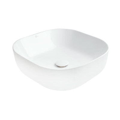 Раковина-чаша Qtap Kolibri 430х430х150 White з донним клапаном QT1011K396W Раковина-чаша Qtap Kolibri 430х430х150 White з донним клапаном QT1011K396W