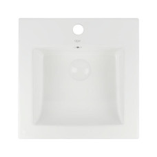 Раковина Qtap Stork 420x420x170 White з донним клапаном QT15116037W