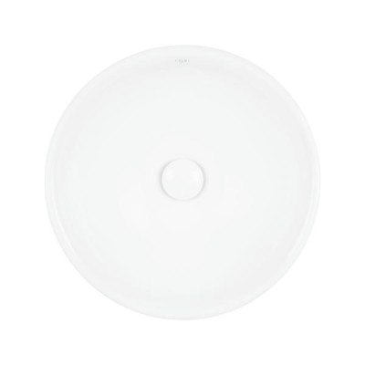 Раковина-чаша Qtap Owl 400х400х155 White с донным клапаном QT1911K53W