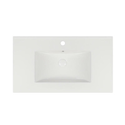Раковина Qtap Albatross New 810x470x180 White з донним клапаном QT0111750680W