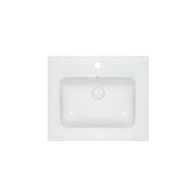 Раковина Qtap Albatross E49 600х490х200 White з донним клапаном QT01119060E49W