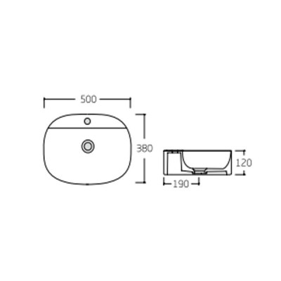 Раковина-чаша Qtap Scorpio 505х385х120 Matt black QT142202MBMBN Раковина-чаша Qtap Scorpio 505х385х120 Matt black QT142202MBMBN